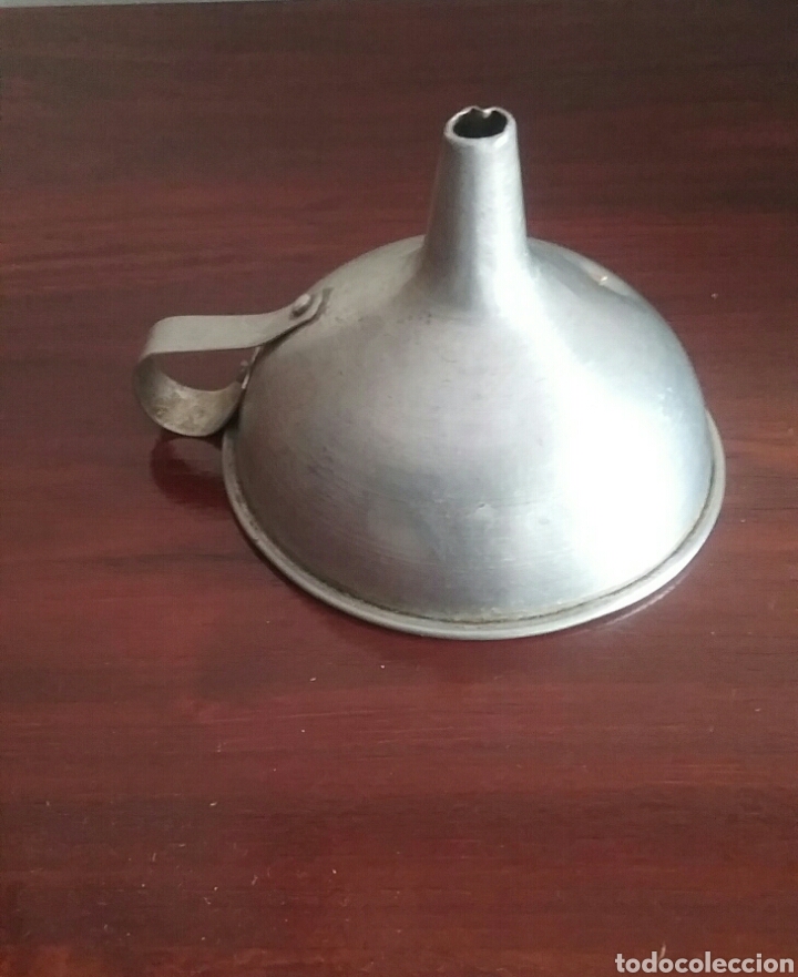 Antig&uuml;edades: ANTIGUO EMBUDO EN ALUMINIO. - Foto 7