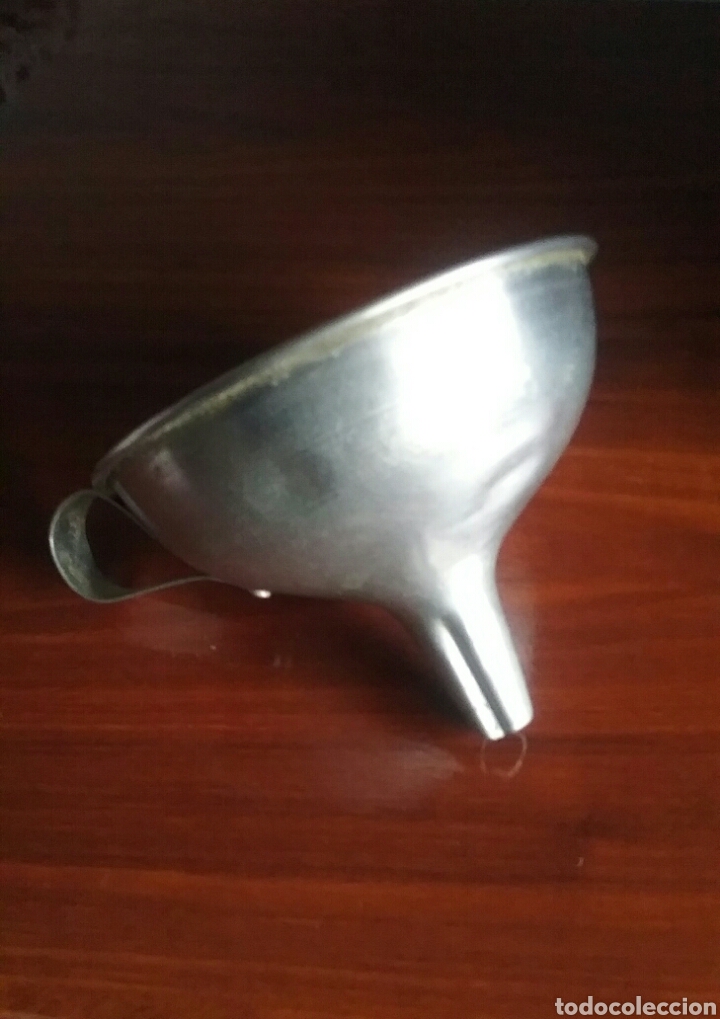 Antig&uuml;edades: ANTIGUO EMBUDO EN ALUMINIO. - Foto 8