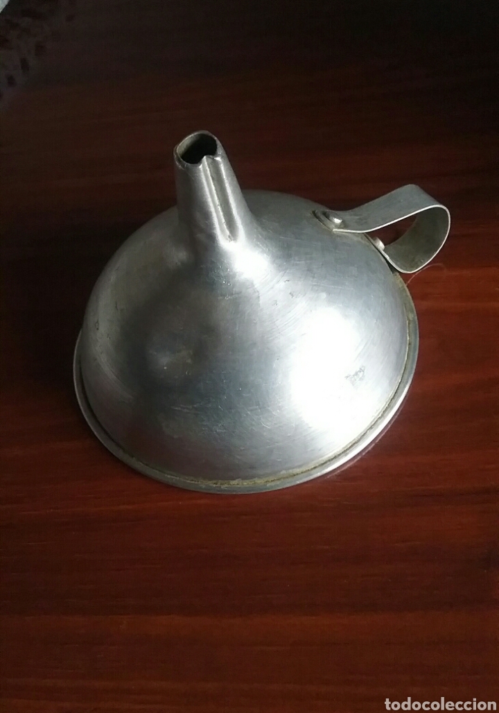 Antig&uuml;edades: ANTIGUO EMBUDO EN ALUMINIO. - Foto 9