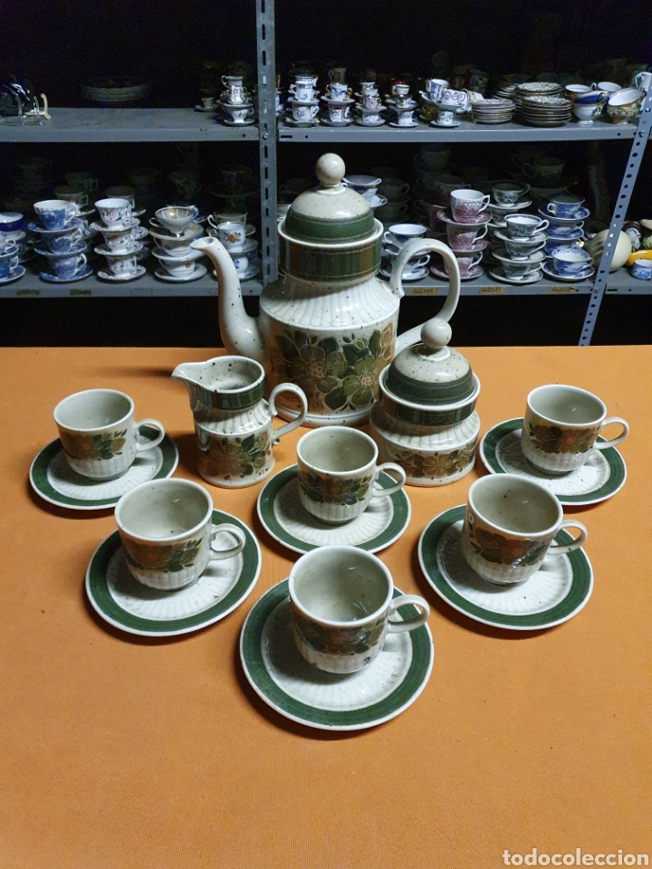 Antig&uuml;edades: Juego de caf&eacute; Porcelana - Foto 1