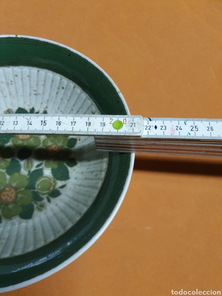 Antig&uuml;edades: Cuenco Porcelana 21 cm - Foto 2