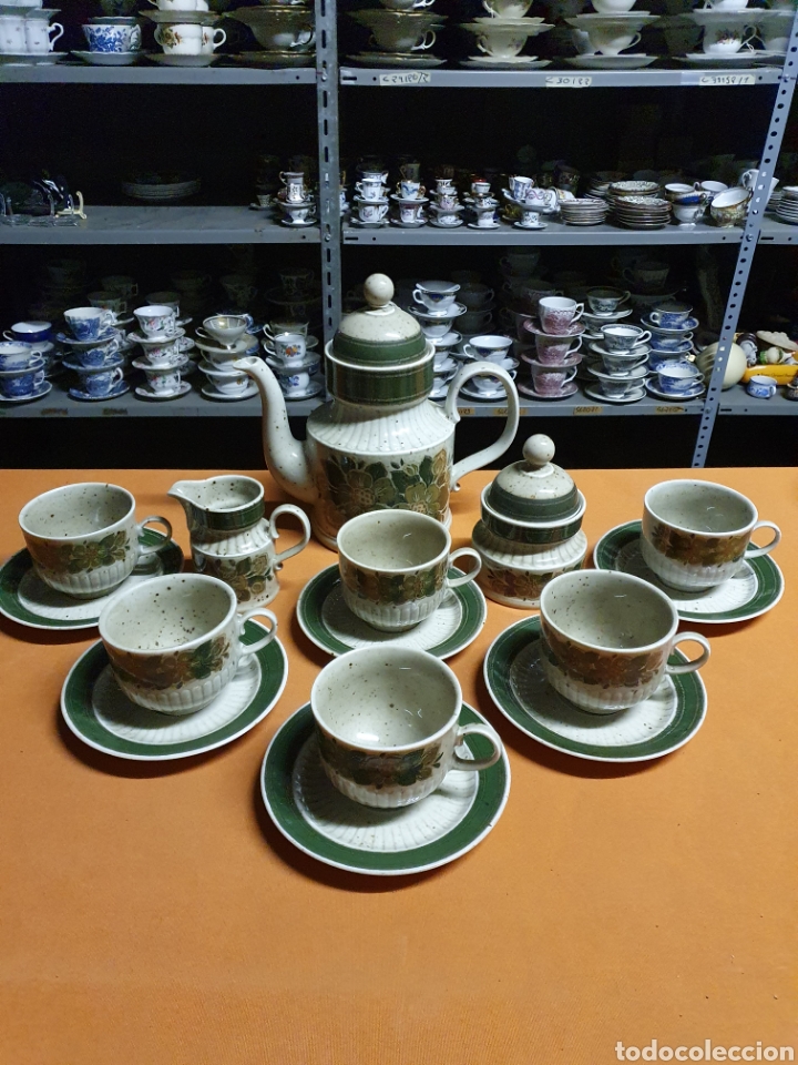 Antig&uuml;edades: Juego de caf&eacute; Porcelana - Foto 1