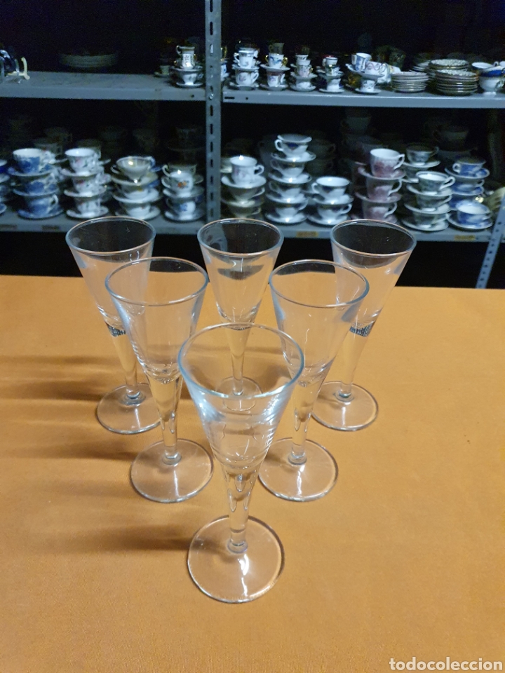 Antig&uuml;edades: 6 copas cristal - Foto 1