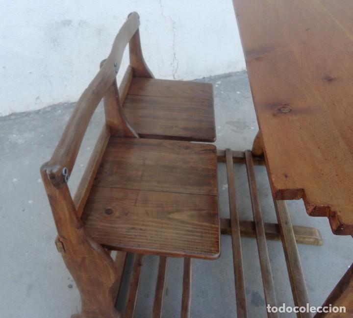 Antig&uuml;edades: Pupitre doble antiguo - Foto 8