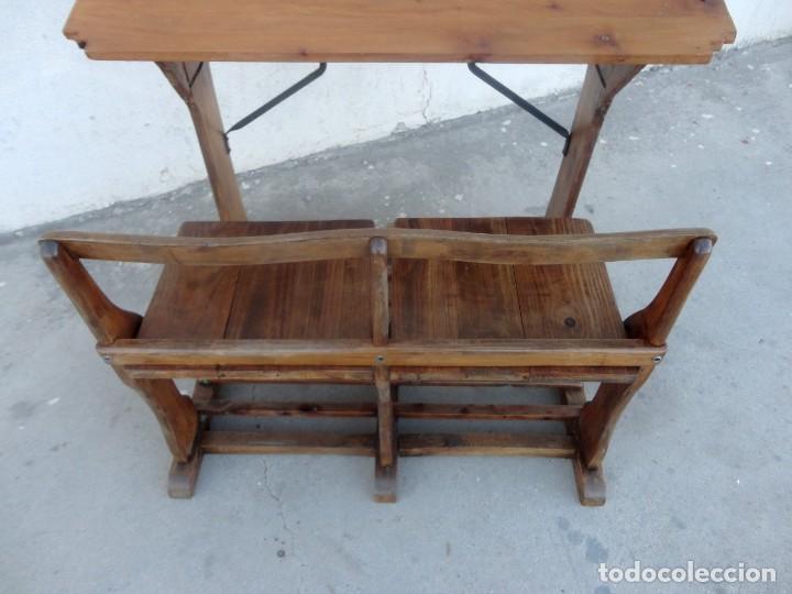 Antig&uuml;edades: Pupitre doble antiguo - Foto 10