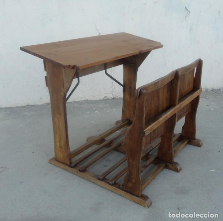 Antig&uuml;edades: Pupitre doble antiguo - Foto 16