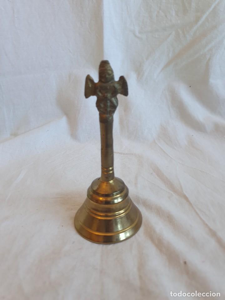Antig&uuml;edades: Campana Monaguillo * Bronce - Foto 1