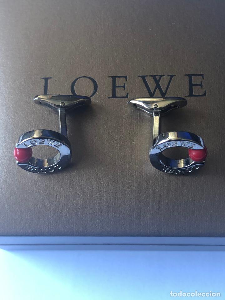 Antig&uuml;edades: GEMELOS LOEWE CON ESTUCHE ORIGINAL Y DOCUMENTACI&Oacute;N SIN USAR IMPECABLES - Foto 1