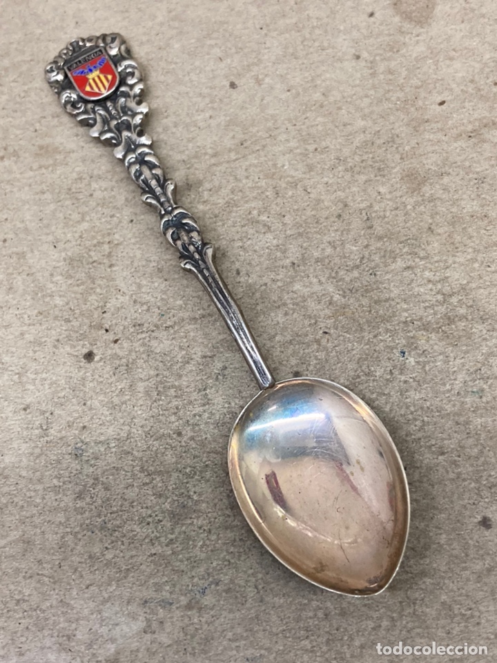 Antig&uuml;edades: Cuchara de plata Valencia - Foto 1