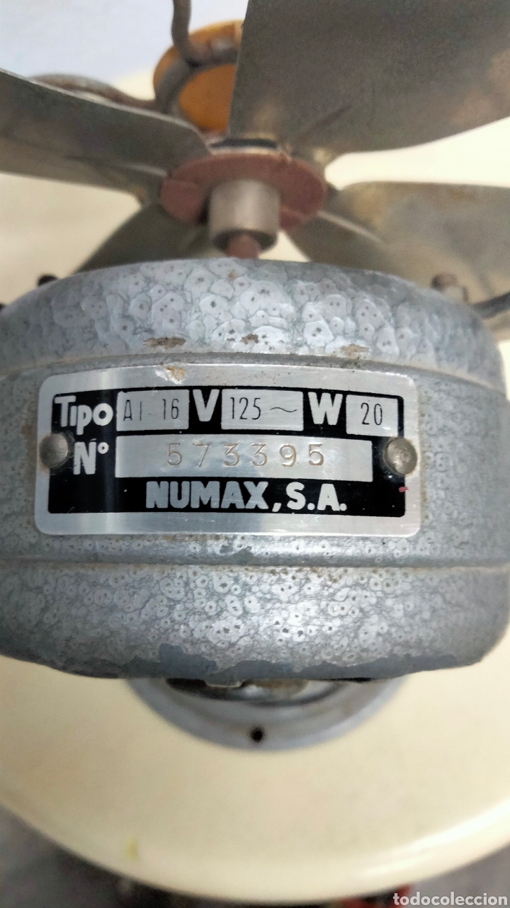 Antig&uuml;edades: ANTIGUO VENTILADOR MARCA NUMAX - Foto 8