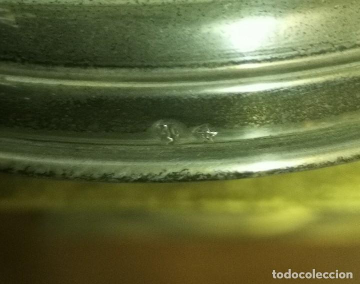 Antig&uuml;edades: Jarr&oacute;n de cristal soplado base de plata - Foto 5