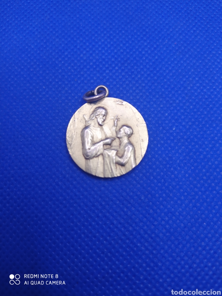 Antig&uuml;edades: Medalla, Conmemoraci&oacute;n a la Comuni&oacute;n. 23cm - Foto 1