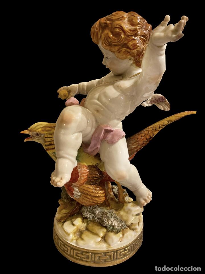 Antig&uuml;edades: Excepcional &aacute;ngel de Algora, 25 cm. - Foto 2