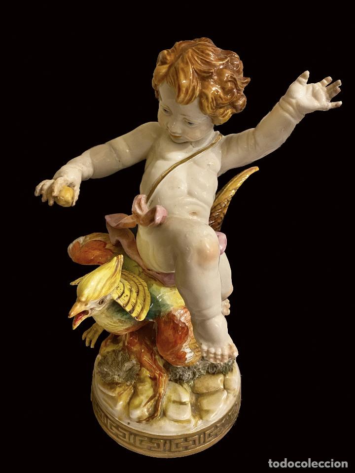 Antig&uuml;edades: Excepcional &aacute;ngel de Algora, 25 cm. - Foto 1