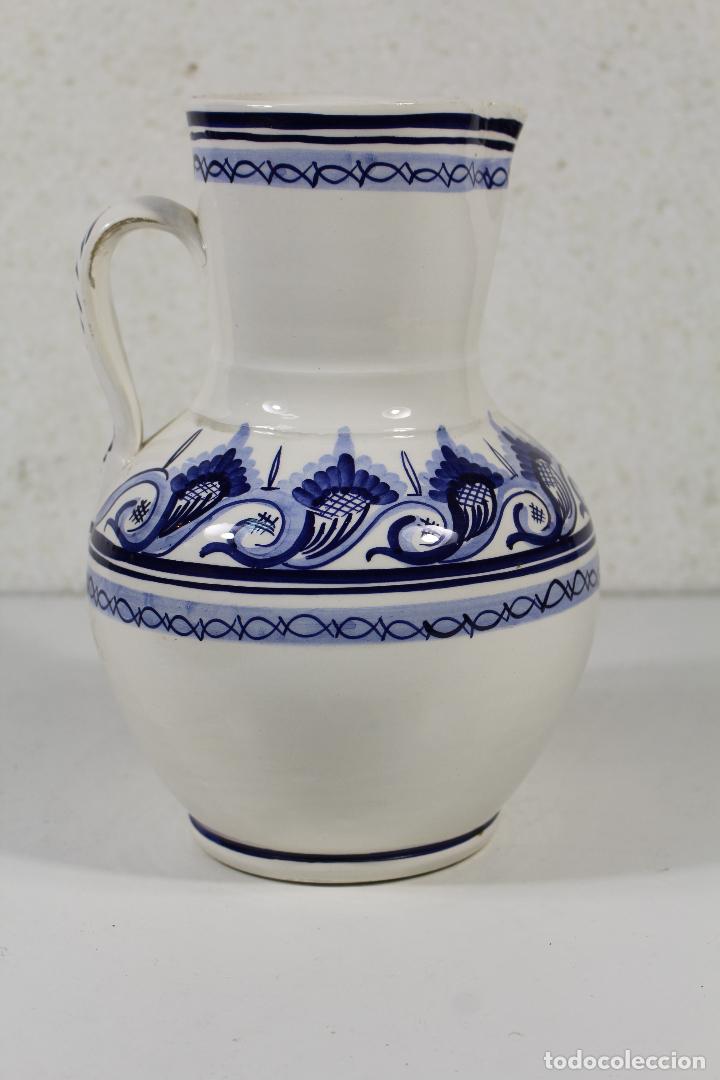 Antig&uuml;edades: jarra ceramica azul - Foto 3