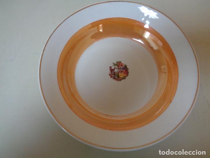 Antig&uuml;edades: plato porcelana Pickman - Foto 1