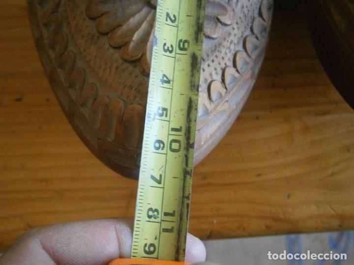 Antig&uuml;edades: ANTIGUO ZAPATO DE MADERA TALLADO - Foto 10