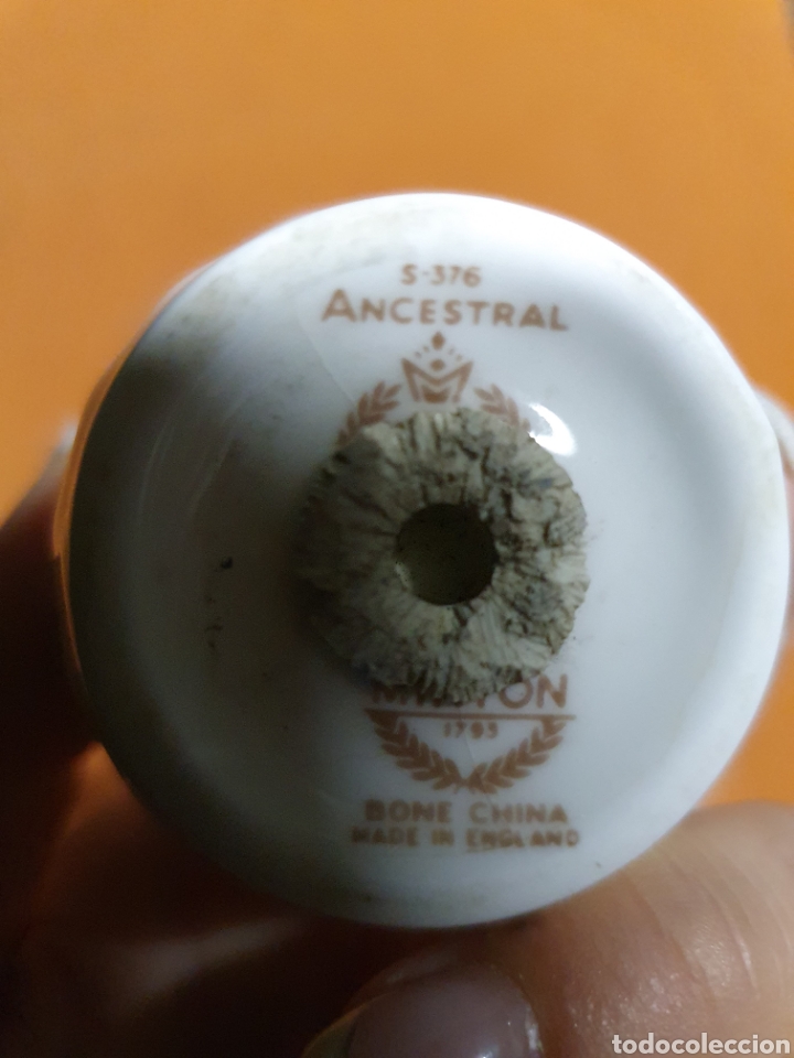 Antig&uuml;edades: Salero Porcelana - Foto 2