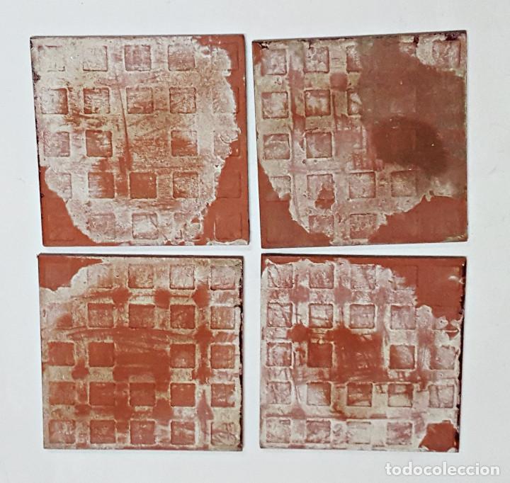 Antig&uuml;edades: Lote de 4 Azulejos antiguos. - Foto 2