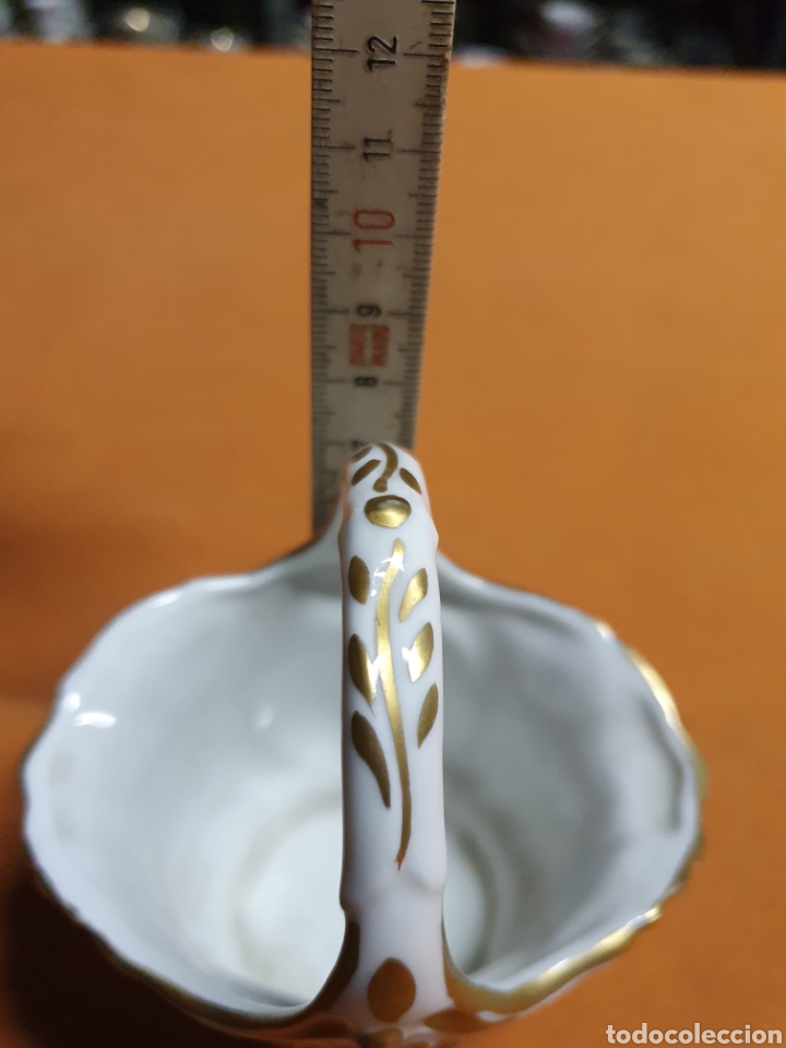 Antig&uuml;edades: Cesto Porcelana - Foto 4