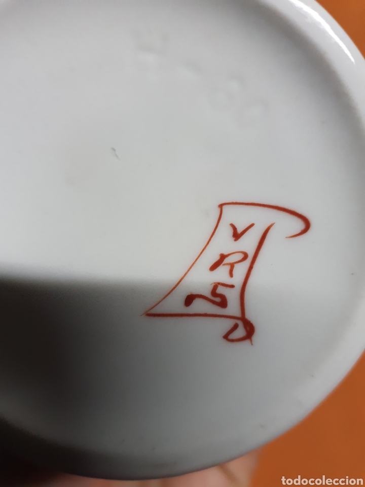 Antig&uuml;edades: Almirez Porcelana - Foto 3