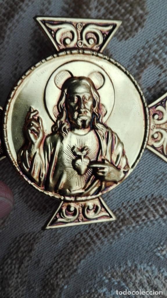 Antig&uuml;edades: Coraz&oacute;n de Jes&uacute;s para poner en la puerta - Foto 2