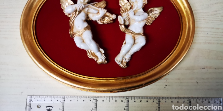 Antig&uuml;edades: Cuadro con figuras de Angeles a estrenar - Foto 3