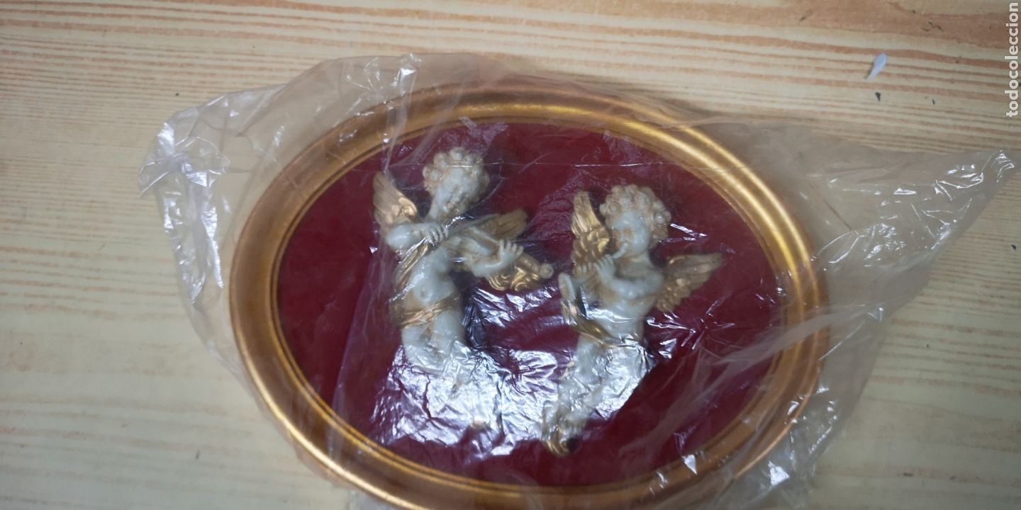 Antig&uuml;edades: Cuadro con figuras de Angeles a estrenar - Foto 4