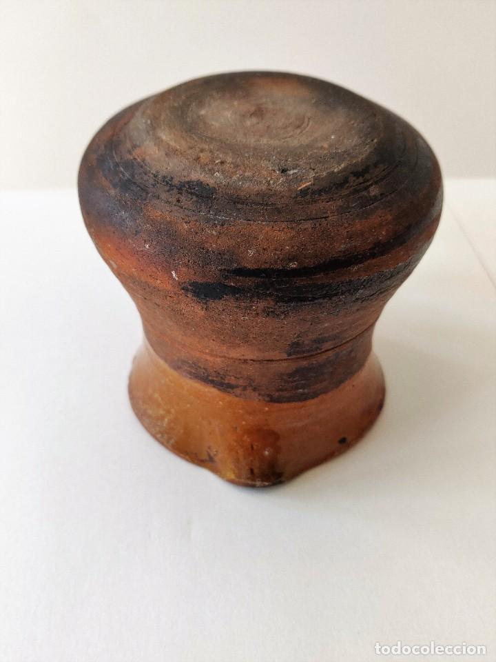 Antig&uuml;edades: Jarrita barro esmaltado - Foto 7