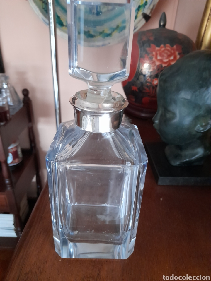 Antig&uuml;edades: SENCILLA LICORERA CRISTAL - Foto 6