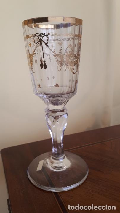 Antigüedades: Copa de cristal de la granja - Foto 7 - 253800395