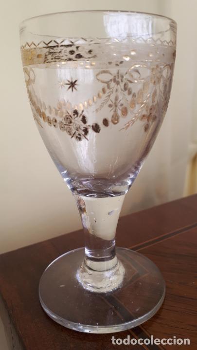 Antig&uuml;edades: Copa de cristal de la granja - Foto 2