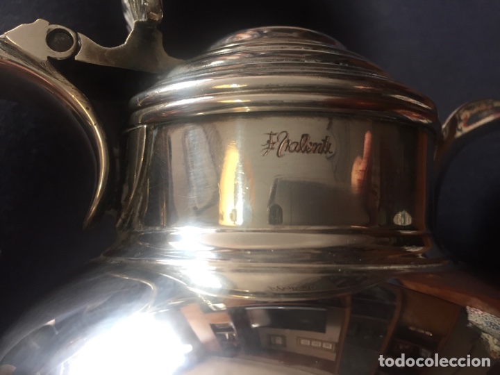 Antig&uuml;edades: Jarra salsera alpaca - Foto 6