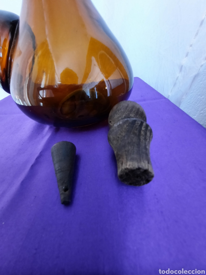 Antig&uuml;edades: Porr&oacute;n cristal ambar. - Foto 3
