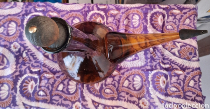 Antig&uuml;edades: Porr&oacute;n cristal ambar. - Foto 6