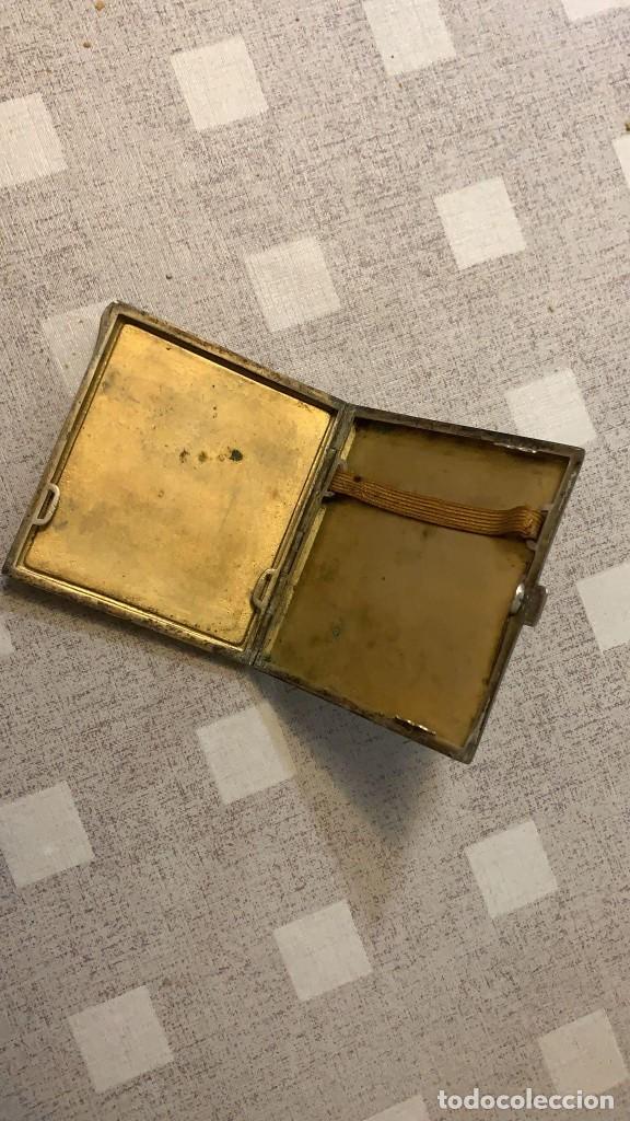Antig&uuml;edades: Pitillera de plata con esmalte - Foto 2