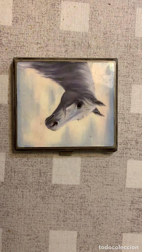 Antig&uuml;edades: Pitillera de plata con esmalte - Foto 4