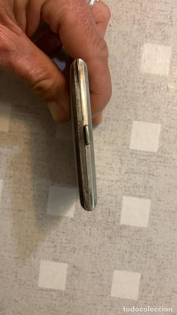 Antig&uuml;edades: Pitillera de plata con esmalte - Foto 5