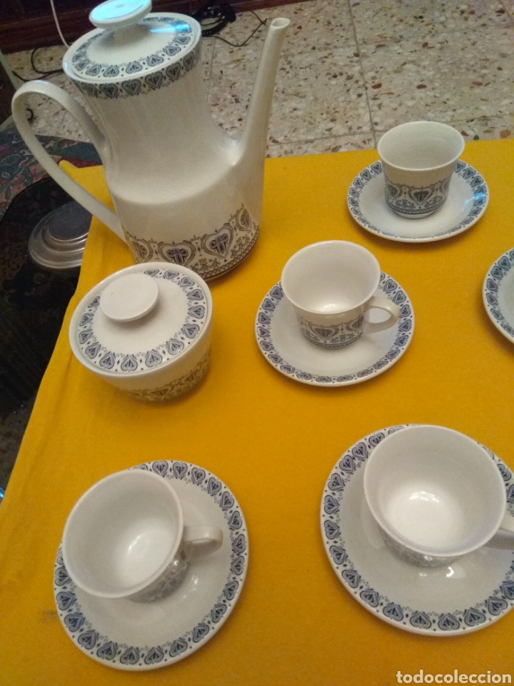 Antig&uuml;edades: Juego de caf&eacute; Zanagra Santander - Foto 3