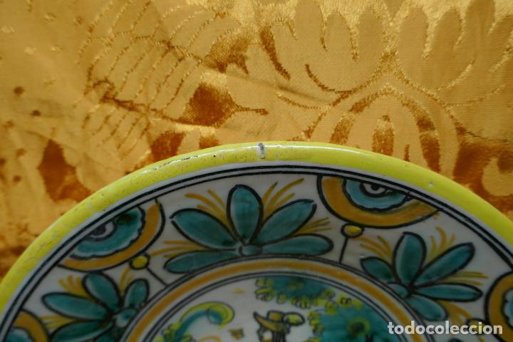 Antigüedades: Plato ceramica - Puente Arzobispo ( Toledo ) 27,5 CM - Foto 3 - 253951125