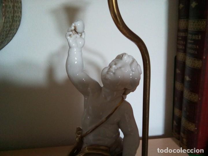 Antig&uuml;edades: LAMPARA DE ALGORA. 40 CM. (Rf:B/ae) - Foto 2
