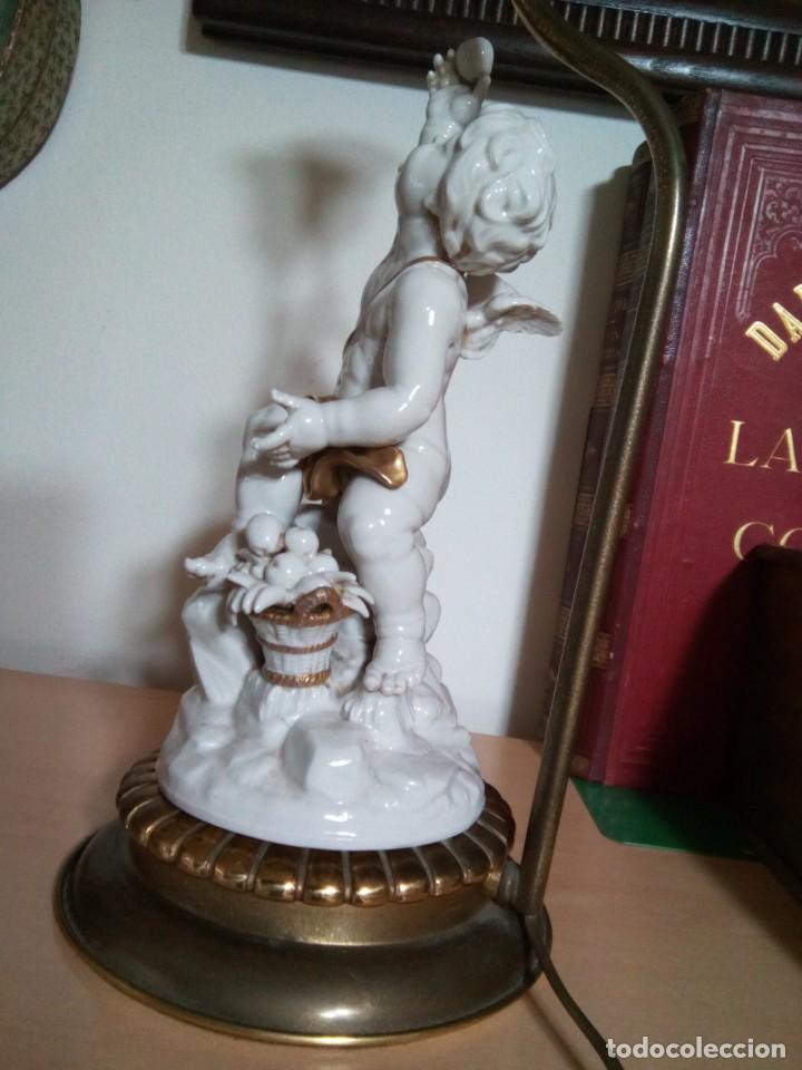 Antig&uuml;edades: LAMPARA DE ALGORA. 40 CM. (Rf:B/ae) - Foto 5