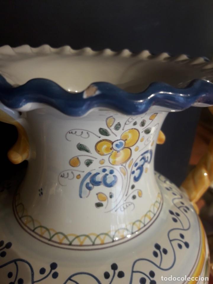 Antig&uuml;edades: Jarra cer&aacute;mica Talavera - Foto 4