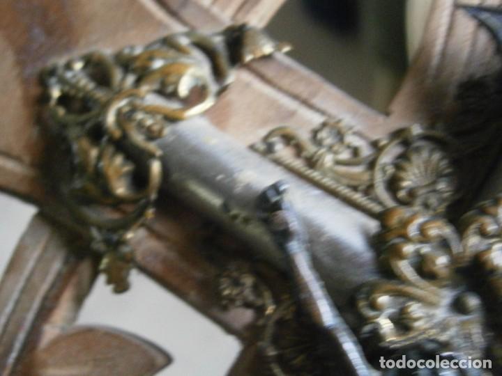 Antig&uuml;edades: CRUCIFIJO DE MADERA Y METAL - Foto 14