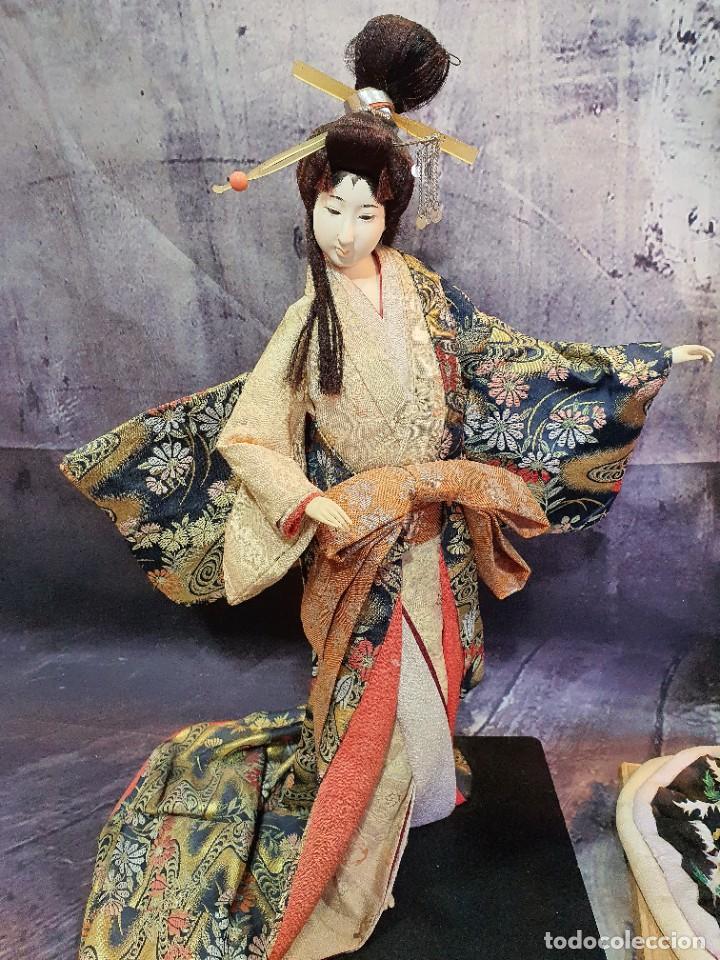 Antig&uuml;edades: PAREJA DE GEISHAS - Foto 2