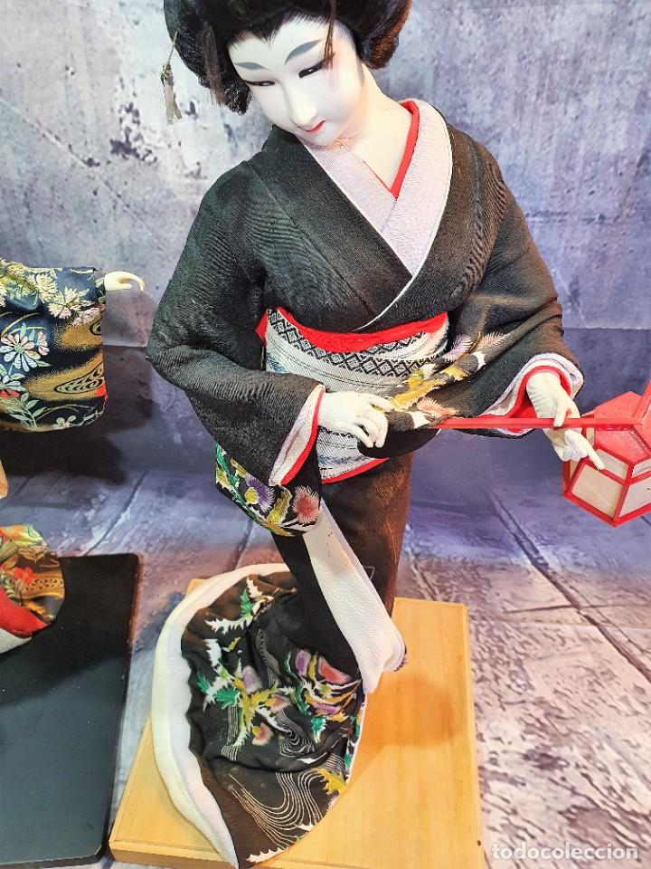 Antig&uuml;edades: PAREJA DE GEISHAS - Foto 4