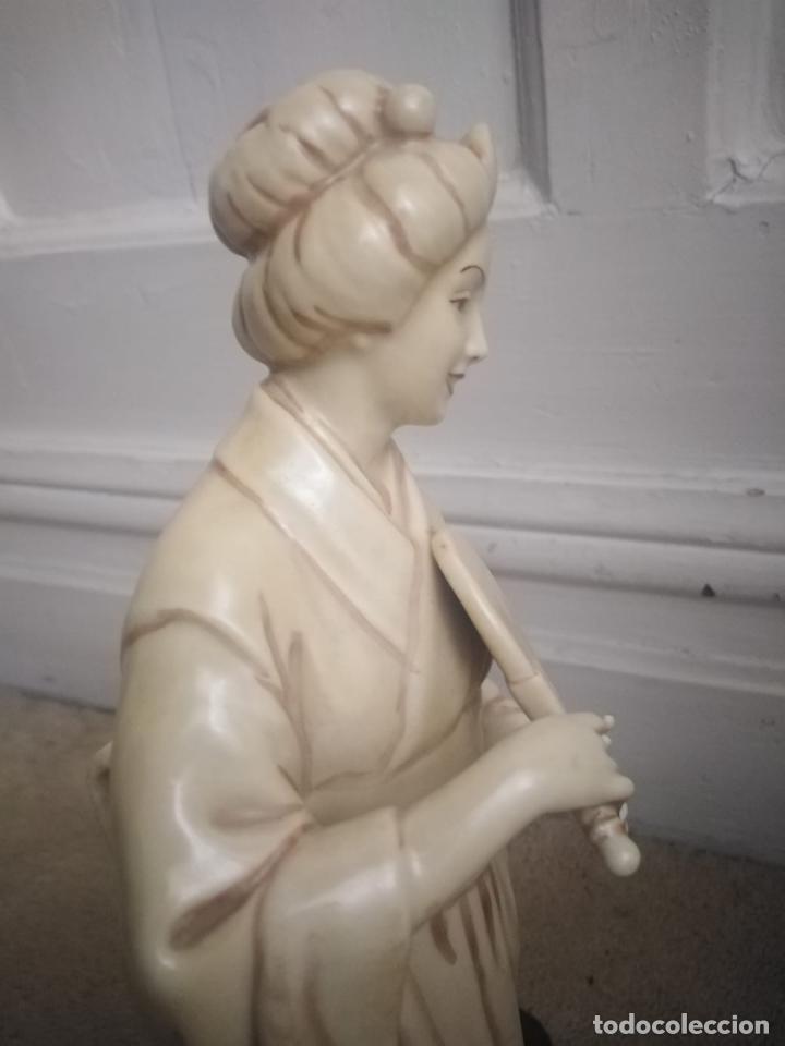 Antig&uuml;edades: Dama oriental con abanico - Foto 5