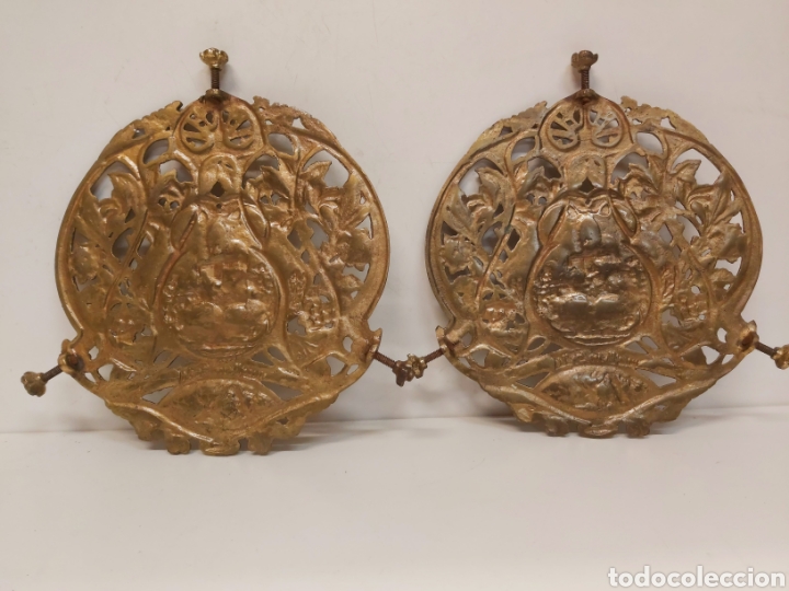 Antig&uuml;edades: Antiguos Plafones bronce - Foto 5