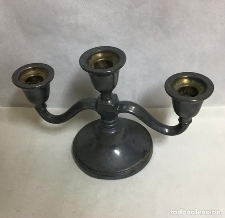 Antig&uuml;edades: ANTIGUO CANDELABRO PLATEADO - Foto 2