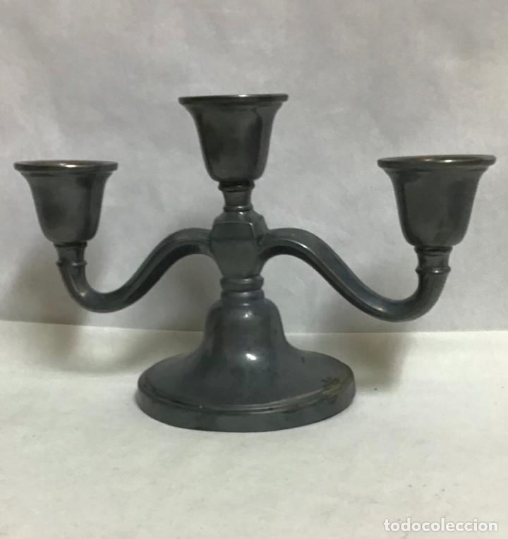 Antig&uuml;edades: ANTIGUO CANDELABRO PLATEADO - Foto 3